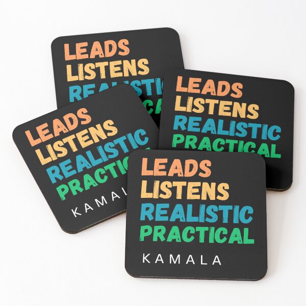 Item preview, Kamala Harris : Leads, Listens, Realistic, Practical designed and sold by ecolatur.