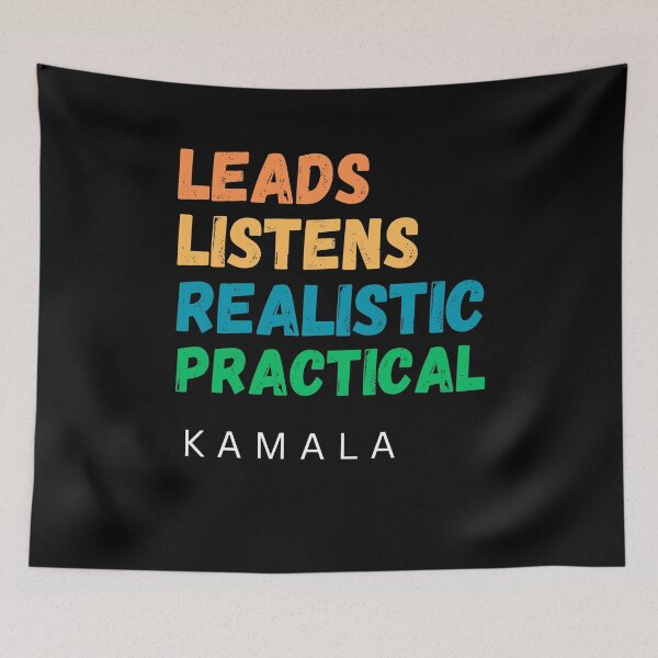 Item preview, Kamala Harris : Leads, Listens, Realistic, Practical designed and sold by ecolatur.