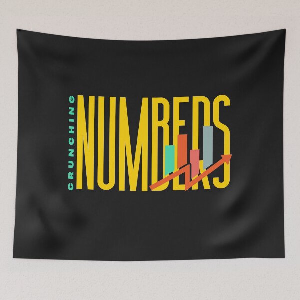 Item preview, Crunching Numbers - Data science designs for data scientists and data analysts designed and sold by ScientistArtist.