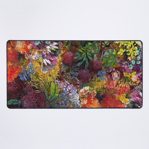 Native Flower Potpourrie Desk Mat