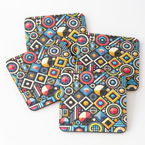 Item preview, Colorful Geometric Shapes Modern Art Design designed and sold by tarmiziwartani.