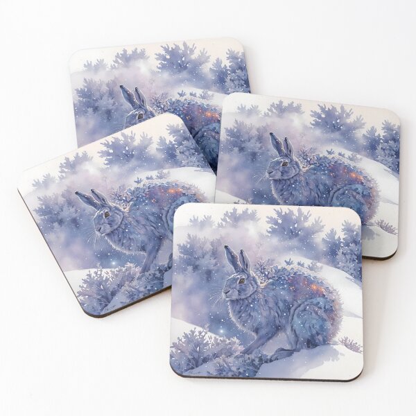 Item preview, Hare On Snowy Ridge 4 designed and sold by Patricia Howitt.
