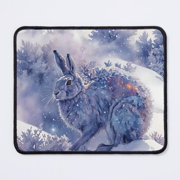 Item preview, Hare On Snowy Ridge 4 designed and sold by Patricia Howitt.