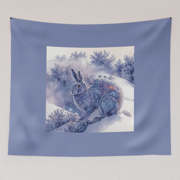 Item preview, Hare On Snowy Ridge 4 designed and sold by Patricia Howitt.