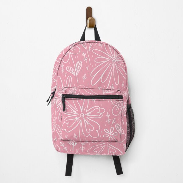 Item preview, Chalk Flowers, Light pink background designed and sold by Alex Blud.
