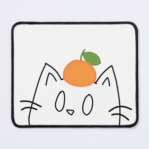 Item preview, Cat doodle with Orange on its head designed and sold by jwaalaa.