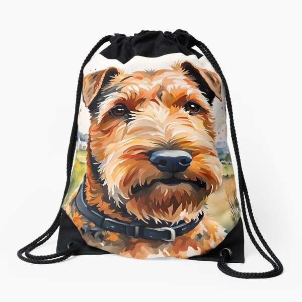 Welsh Terrier - Dog Breed Pet Portrait Drawstring Bag