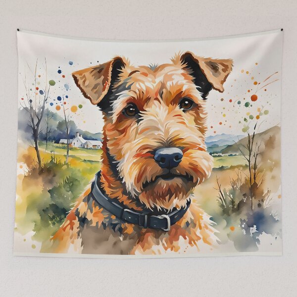 Item preview, Welsh Terrier - Dog Breed Pet Portrait designed and sold by Country-Artist.