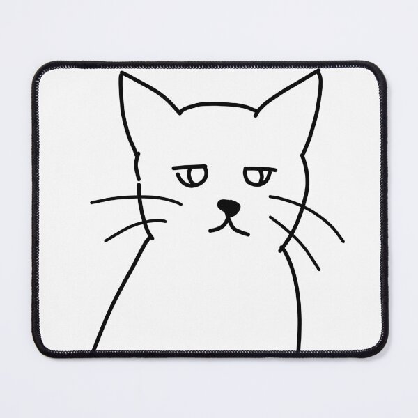 Item preview, wtf cat doodle designed and sold by jwaalaa.