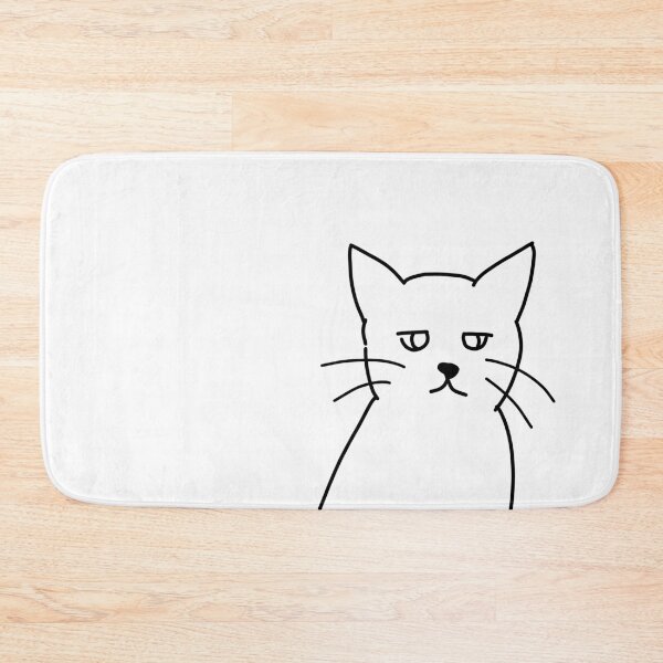 Item preview, wtf cat doodle designed and sold by jwaalaa.