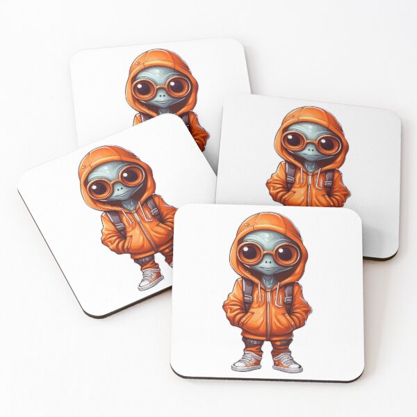 Item preview, Lil' Eddie Alien Orange designed and sold by Dr. Neeko.