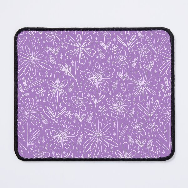 Item preview, Chalk Flowers, Light purple background designed and sold by Alex Blud.