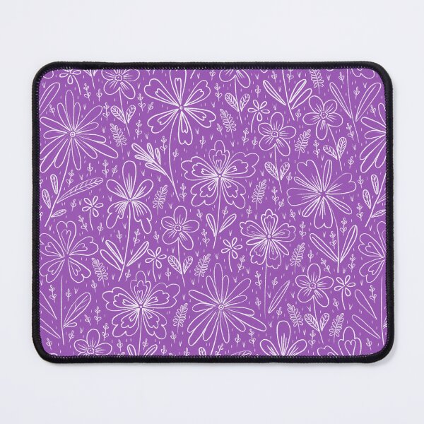 Item preview, Chalk Flowers, Purple background designed and sold by Alex  Blud.