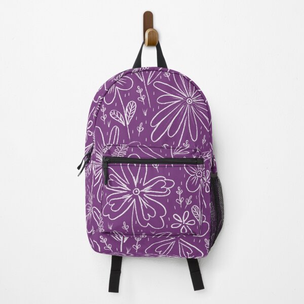 Item preview, Chalk Flowers, Lilac background designed and sold by Alex Blud.