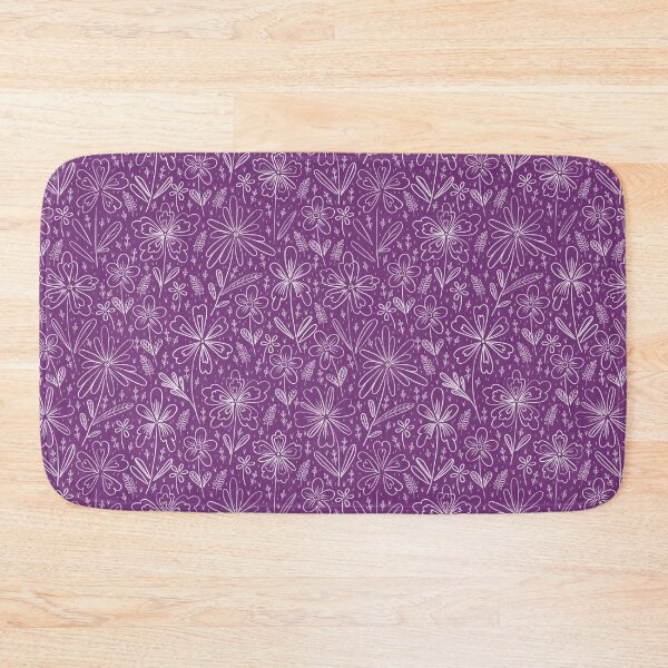Item preview, Chalk Flowers, Lilac background designed and sold by Alex  Blud.