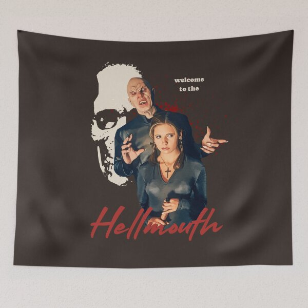 Item preview, Vintage Horror Movie: Buffy "Welcome to the Hellmouth" designed and sold by Sarah Teigland.