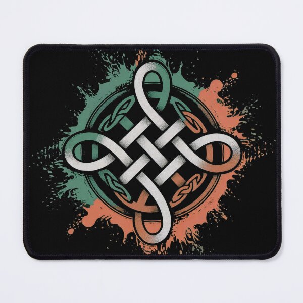 Item preview, Celtic Knot in Irish Flag Colours designed and sold by CELTIC-DESIGNS.
