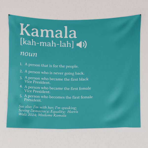 Item preview, Kamala Harris Definition 2024 First Female President designed and sold by kiwi91.