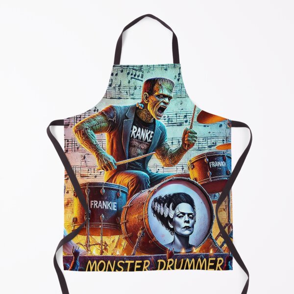 Item preview, Monster Drummer: Halloween Beat Spectacular designed and sold by MySheetMusicArt.