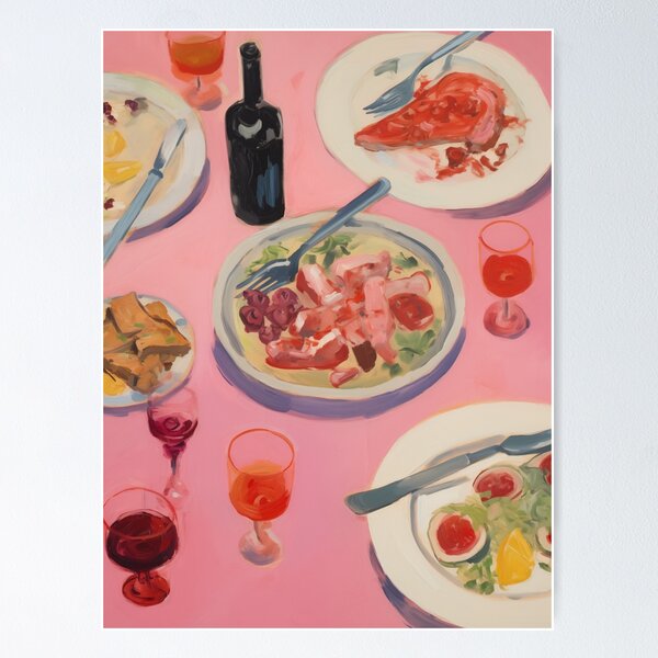 Item preview, Dinner With Friends designed and sold by ArtHausPrint.