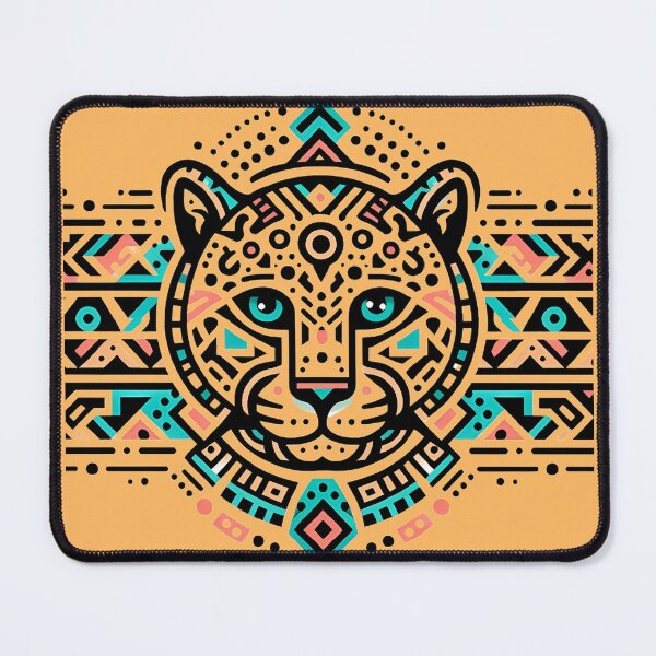 Item preview, Jaguars with Aztecs patterns that look like ancient art and culture designed and sold by kankan22.
