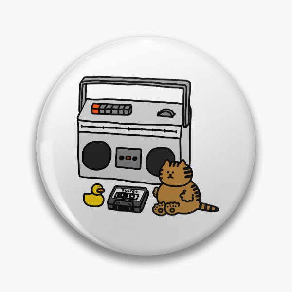 Item preview, a Cat and a Duck with a secret tape and a cassette player designed and sold by superbaechoo.