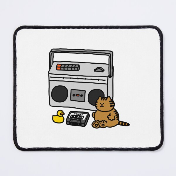 Item preview, a Cat and a Duck with a secret tape and a cassette player designed and sold by superbaechoo.