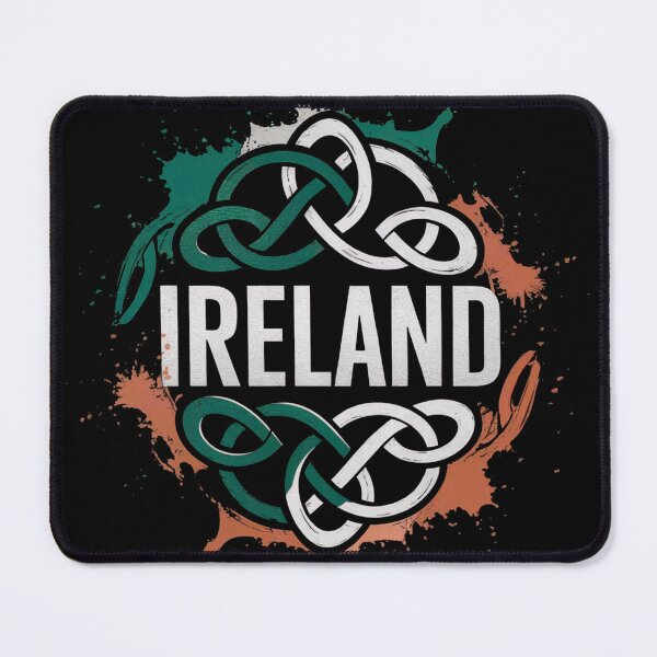 Item preview, Ireland Celtic Knot in Irish Flag Colours designed and sold by CELTIC-DESIGNS.