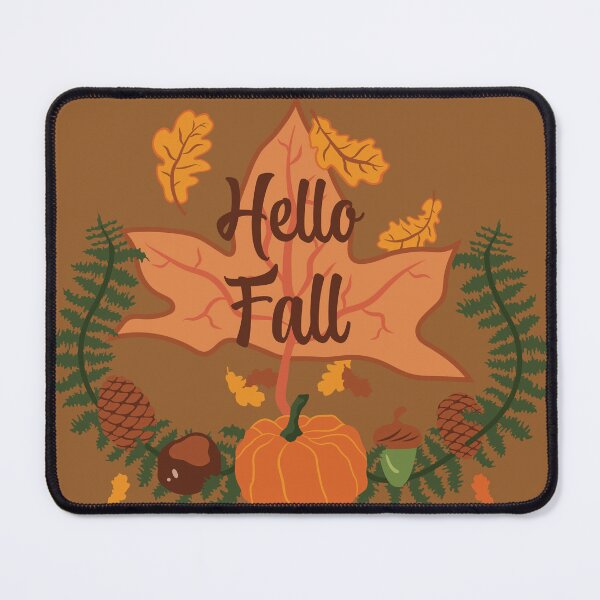 Item preview, Hello Fall - Umber designed and sold by Daniel Bevis Design.
