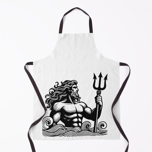 Item preview, poseidon greek god hand drawn designed and sold by ariamuhammad.