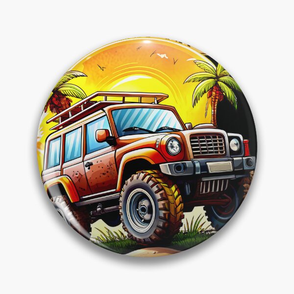 Item preview, Adventure-Ready SUV with 'Off-Road' Bold Typography Design designed and sold by VikArtStudio.