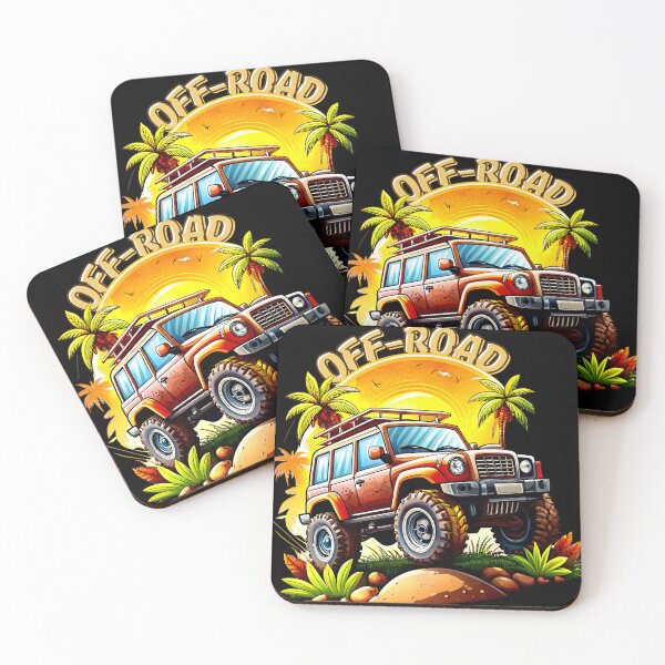 Item preview, Adventure-Ready SUV with 'Off-Road' Bold Typography Design designed and sold by VikArtStudio.
