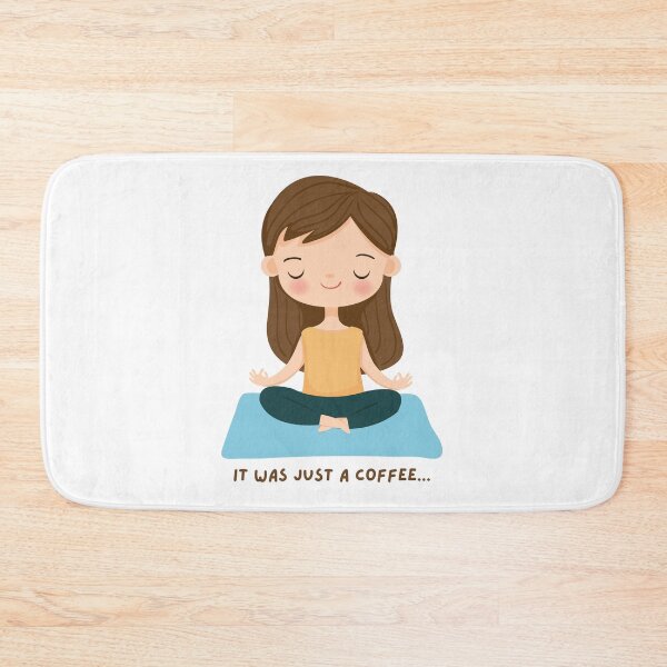 Item preview, Funny Coffee Lover Meditation "It was just a coffee..." Graphic designed and sold by CoolCrap-.