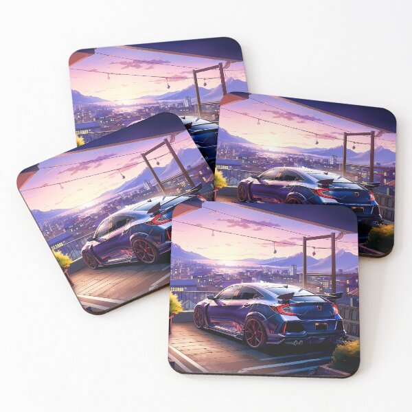 Item preview, Sunset Serenity Japanese Hot Hatch Overlooking The City designed and sold by RevUpDesign.