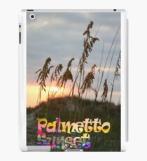Palmetto sunset seagrass iPad Case/Skin