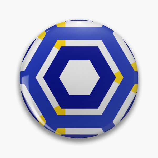 Item preview, Geometric Navy And Gold Colorful Honeycomb Hexagons designed and sold by Triplicate Limited.