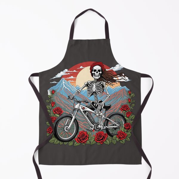 Item preview, Grateful Skeleton Electric Mountain Bike Ride designed and sold by HippieFarms11.