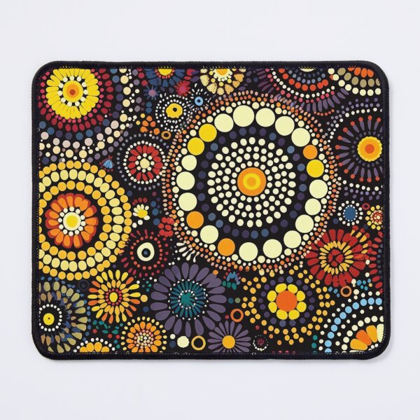Item preview, Aboriginal Inspired Dot Art - Favorite Florescence designed and sold by GrinGalore.