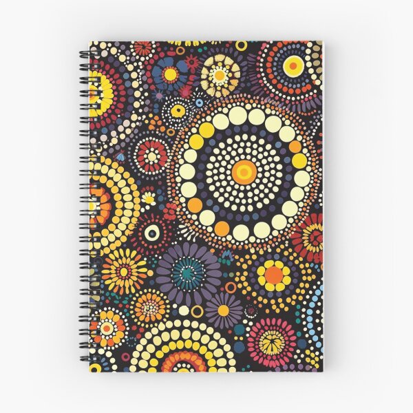 Item preview, Aboriginal Inspired Dot Art - Favorite Florescence designed and sold by GrinGalore.