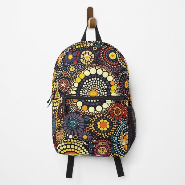 Item preview, Aboriginal Inspired Dot Art - Favorite Florescence designed and sold by GrinGalore.
