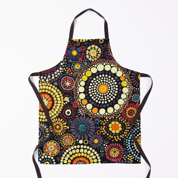 Item preview, Aboriginal Inspired Dot Art - Favorite Florescence designed and sold by GrinGalore.