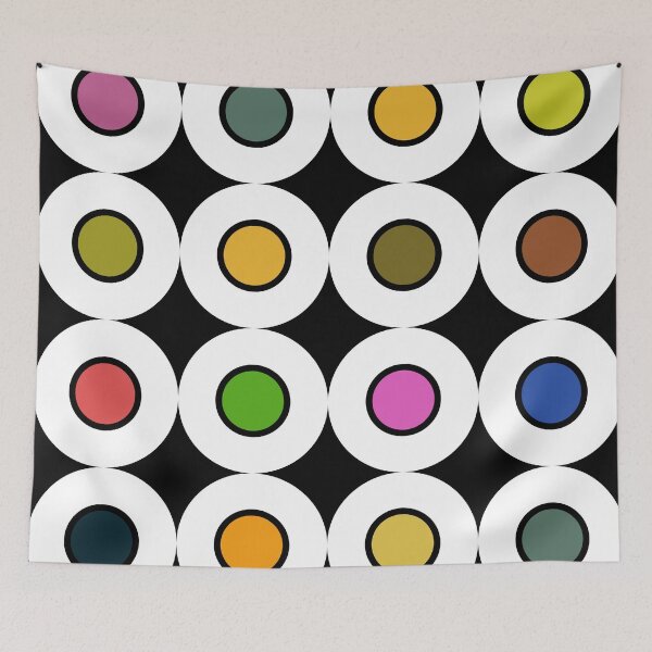 Item preview, retro 1960s abstract pattern designed and sold by pauloneill-art.