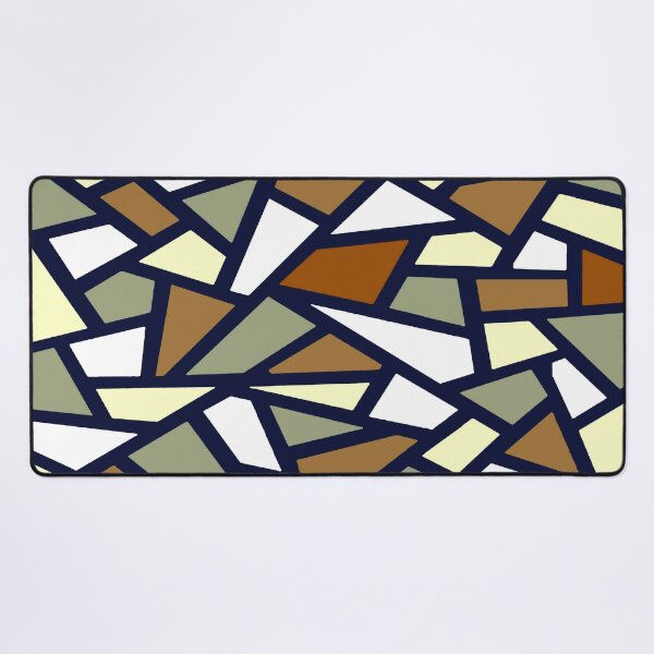 Item preview, Geodesic Abstract Pattern 2 Coffee Tan Grey White designed and sold by taiche.