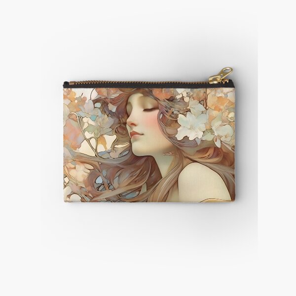 Item preview, Mucha Inspired Art Nouveau Floral Design designed and sold by Tamas Das.