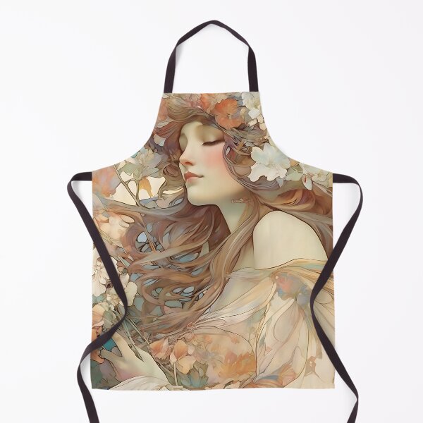 Item preview, Mucha Inspired Art Nouveau Floral Design designed and sold by Tamas Das.