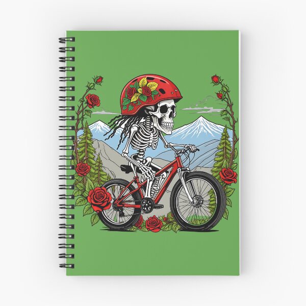 Item preview, Rasta Skeleton Mountain Biker designed and sold by HippieFarms11.