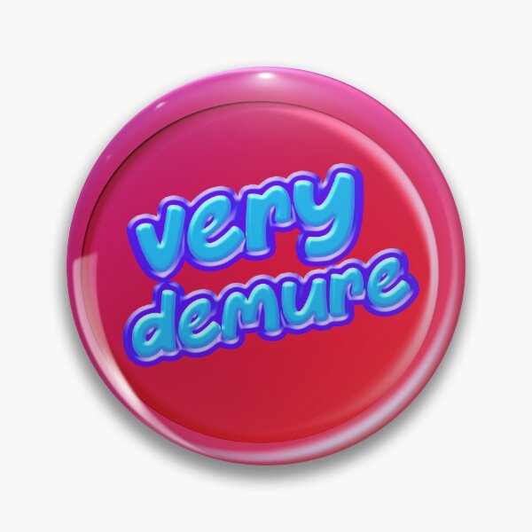 Item preview, Demure sticker designed and sold by PatulaDrawing.