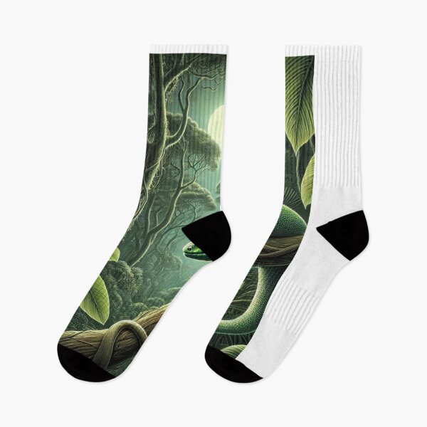 Item preview, Mysterious Night Forest with New Caledonia Giant Gecko Illustration designed and sold by NocturnalNook.