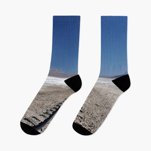 Item preview, Rails in the White Desert: A Surreal View of the Salar de Uyuni designed and sold by franck380.