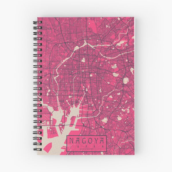 Item preview, Nagoya City Map of Japan - Blossom designed and sold by deMAP.